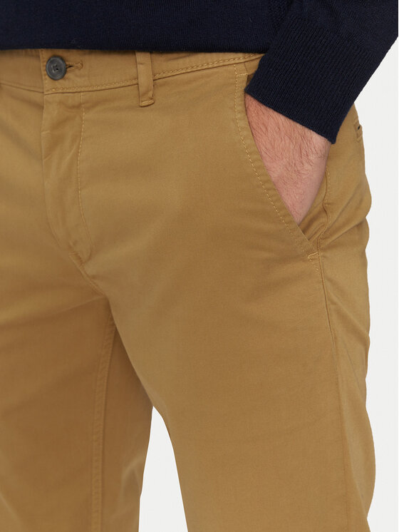 BOSS Boss Chino kalhoty Schino 50379152 Hnědá Slim Fit