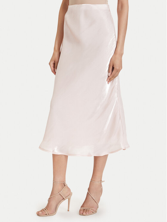 Maryley Maryley Gonna midi 26EB704/37RO Rosa chiaro Regular Fit