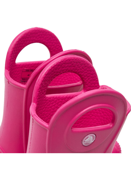 Crocs Crocs Holínky Handle It Rain Boot Kids 12803 Růžová