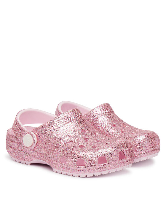Crocs Crocs Šľapky Classic Chunky Glitter Clog T 211940 Ružová
