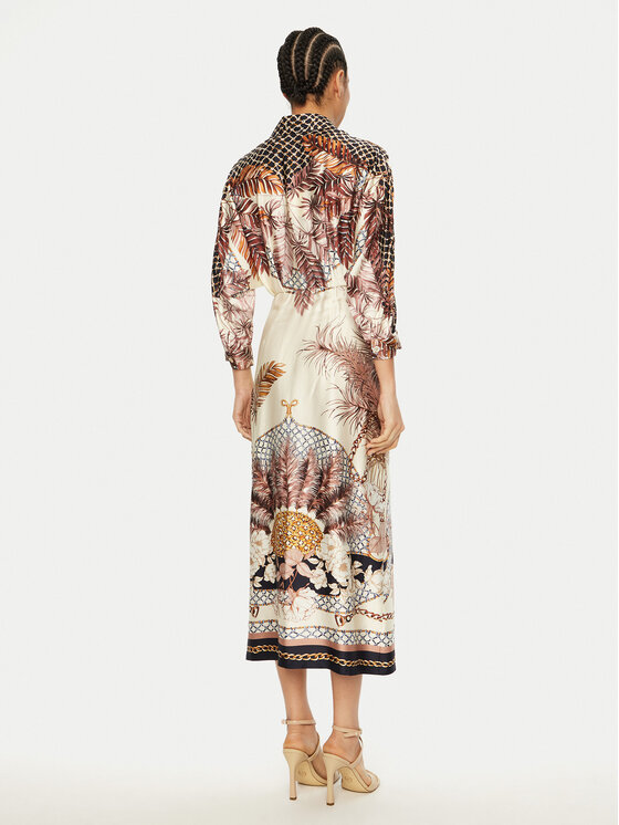 Luisa Spagnoli Luisa Spagnoli Rochie tip cămașă Pegno 541752 Colorat Regular Fit
