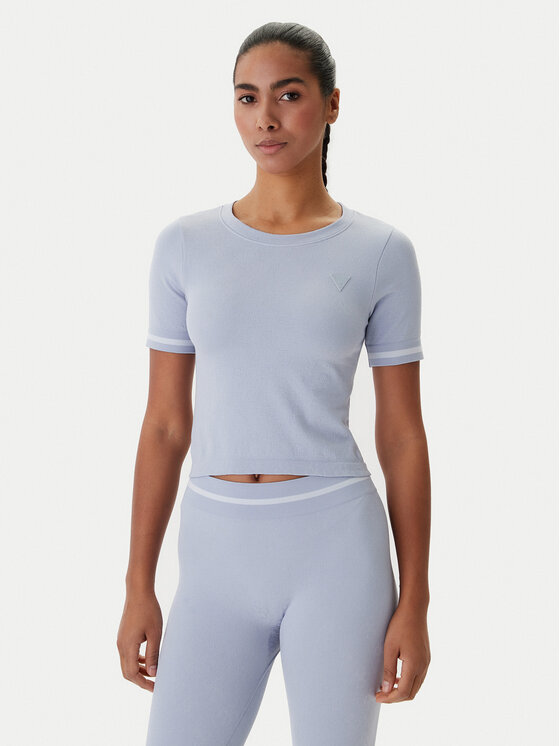 Guess Guess T-särk V6RP02 Z4692 Sinine Slim Fit