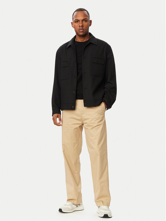 HUGO HUGO Штани з тканини Cino261 50567278 Бежевий Straight Fit