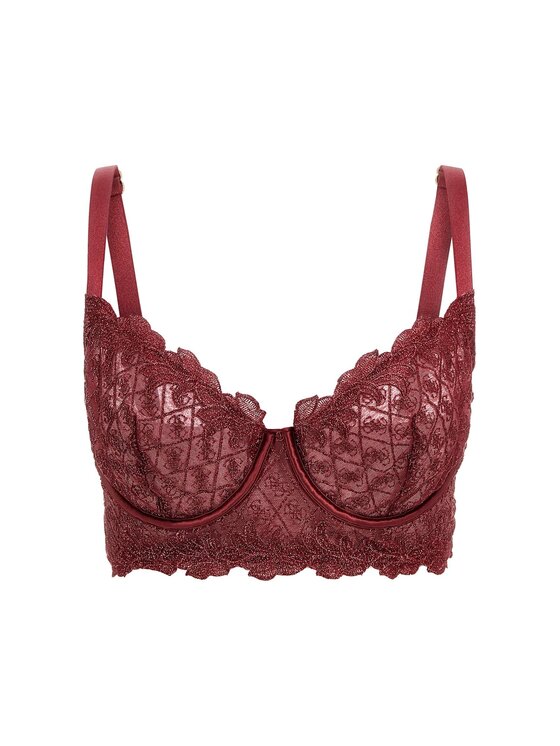 Guess Guess Biustonosz braletka 170985 Czerwony