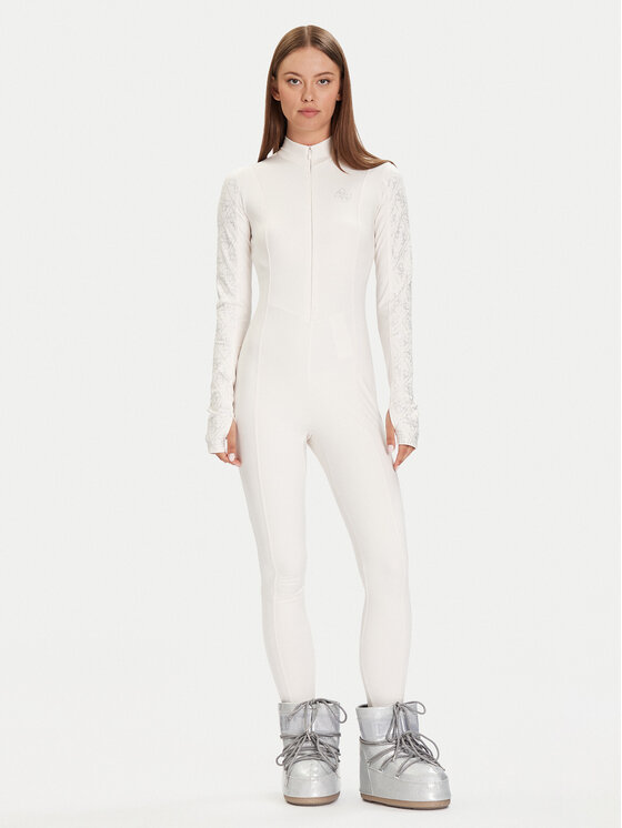 Guess Guess Jumpsuit W5BD1P K7182 Écru Slim Fit