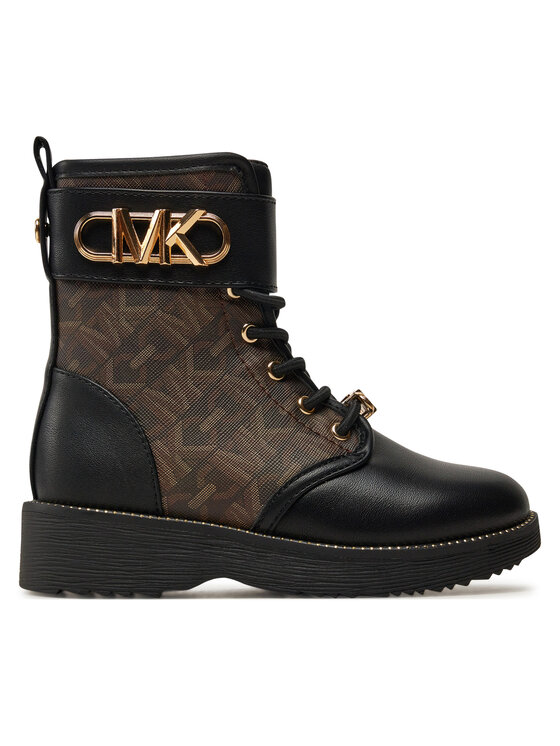Cizme MICHAEL Michael Kors Haskell Empire Monogram MK101097 Negru