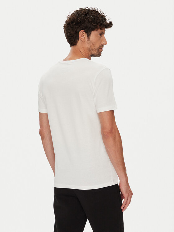 Alpha Industries Alpha Industries Komplet 2 t-shirtów AI.258500-95 Biały Basic Fit