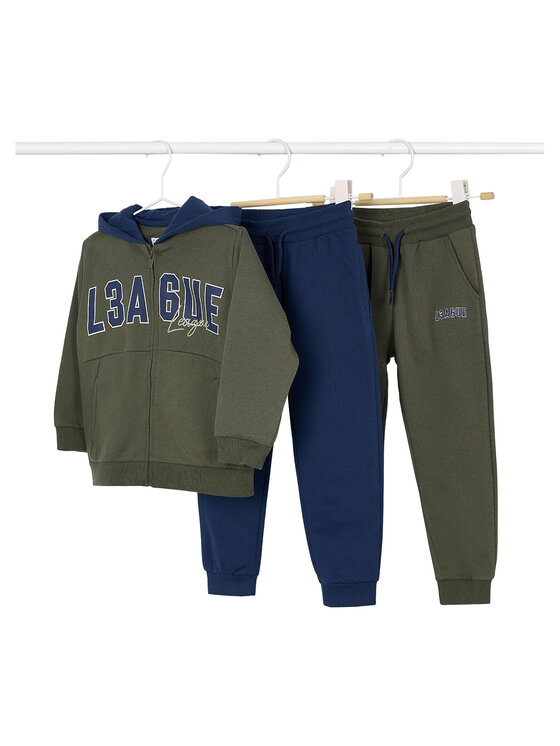 Mayoral Mayoral Komplet dresowy 907 Khaki Regular Fit