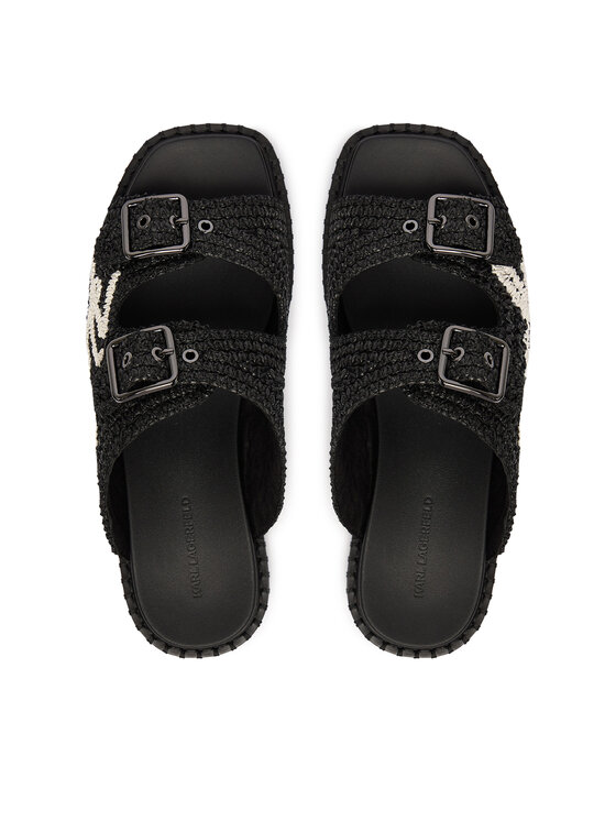 KARL LAGERFELD KARL LAGERFELD Klapki Kleo KL81326 Czarny