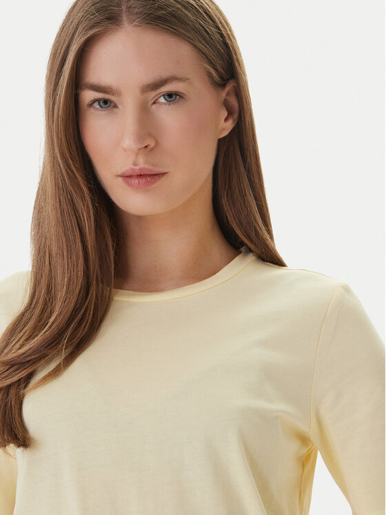 ONLY ONLY Marškinėliai 15270390 Geltona Regular Fit