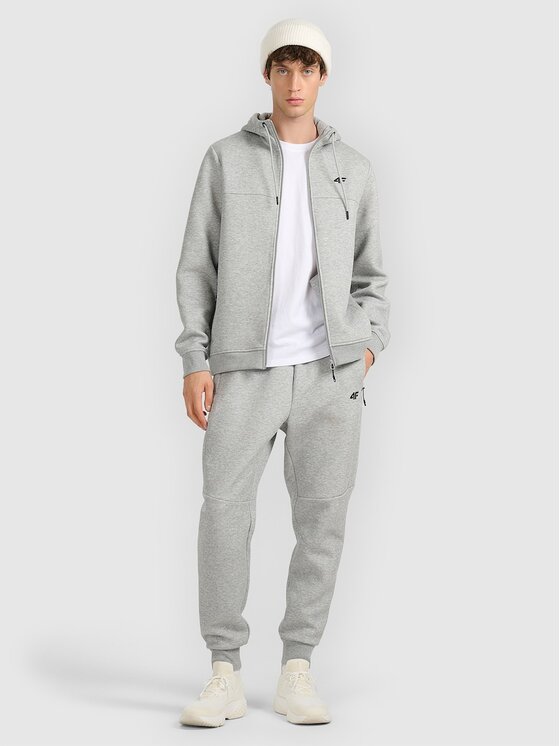 4F 4F Pantaloni da tuta 4FRMM00TTROM1623-27M Grigio Jogger Fit