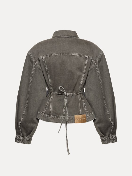 La Mania La Mania Kurtka jeansowa HAIM Brązowy Oversize