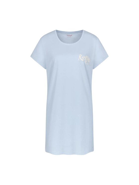 Triumph Triumph Koszula nocna Nightdresses NDK 02 X Niebieski Relaxed Fit