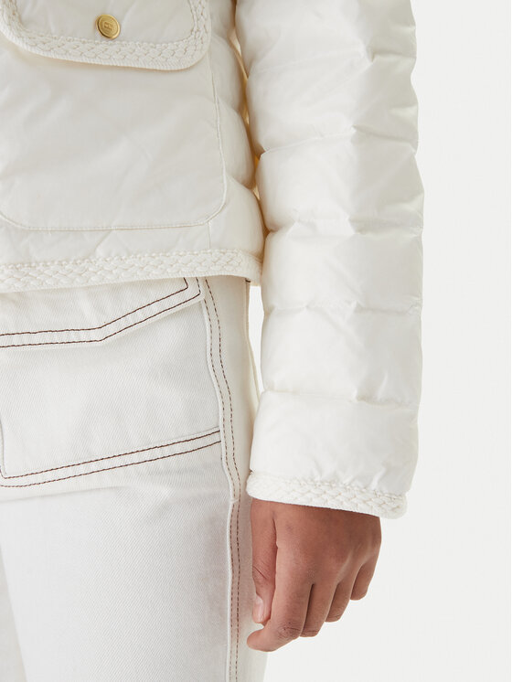 Tommy Hilfiger Tommy Hilfiger Μπουφάν πουπουλένιο WW0WW49660 Λευκό Regular Fit