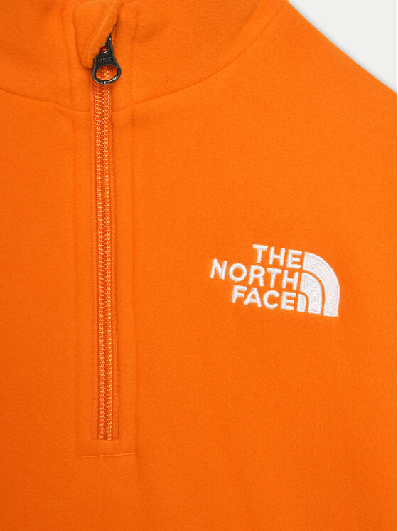 The North Face The North Face Polár kabát Glacier NF0A8AZM Narancssárga Regular Fit