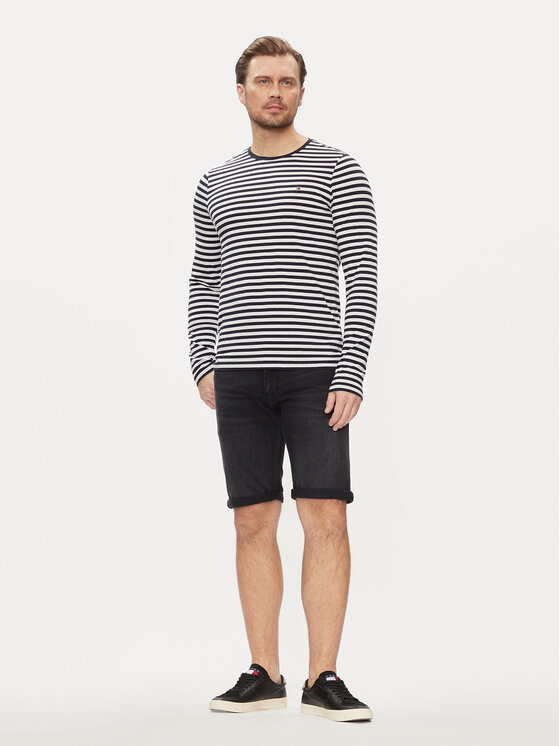 Tommy Jeans Tommy Jeans Τζιν σορτσάκια Ronnie DM0DM18784 Μαύρο Slim Fit