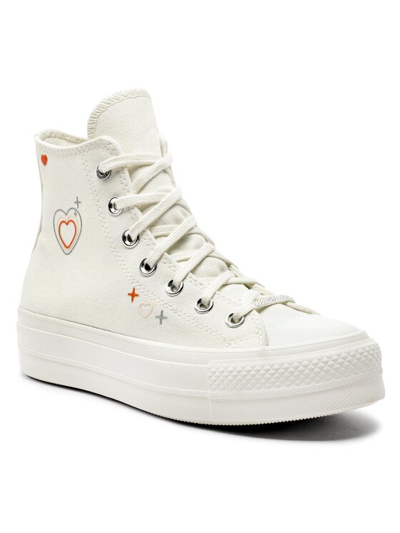 Converse Converse Кецове Chuck Taylor All Star Lift Platform Y2K A09114C Бял