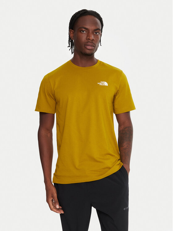 The North Face The North Face Majica Simple Dome NF0A87NG Rumena Regular Fit