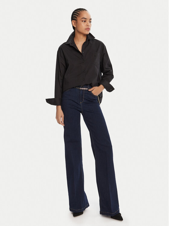 Liu Jo Liu Jo Srajca UF5240 T039A Črna Regular Fit
