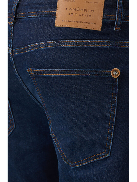 Lancerto Lancerto Spodnie materiałowe Ignazio SP113225000017 Granatowy Slim Fit