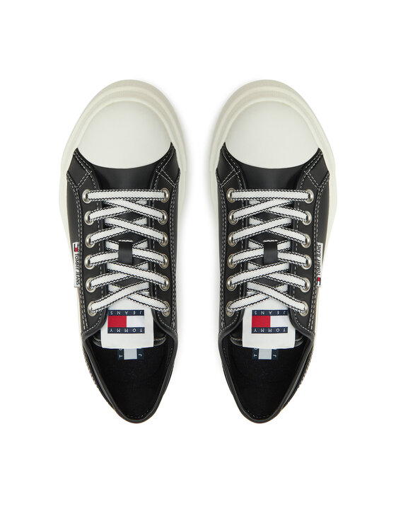 Tommy Jeans Tommy Jeans Plátenky Foxing EN0EN02714 Čierna