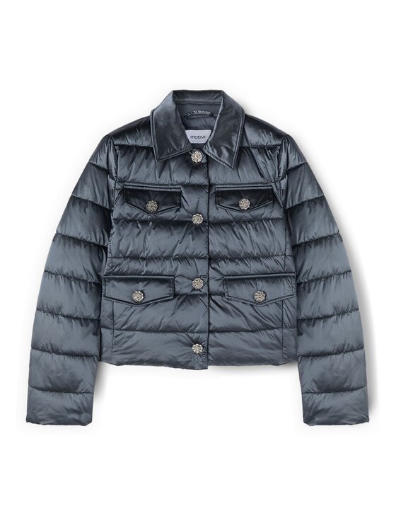 Motivi Motivi Giubbotto piumino F009Q100743N013 Grigio Regular Fit