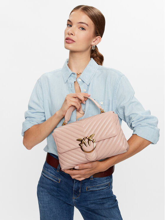 PINKO PINKO Käekott Love Lady Puff Classic Cl PE 22 PLTT 100043 A0GK Roosa