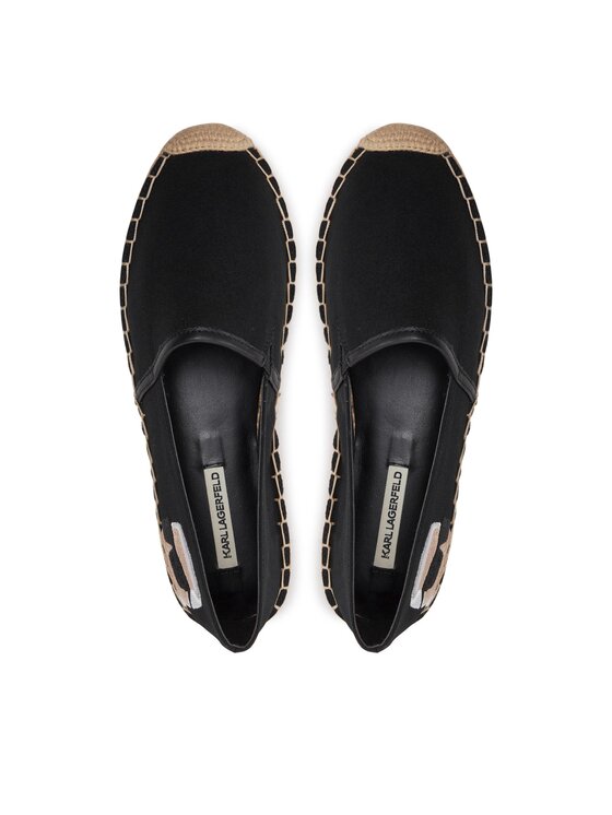 KARL LAGERFELD KARL LAGERFELD Espadryle KL80111N Czarny