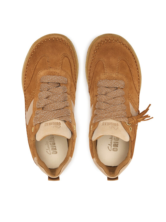 Clarks Clarks Sneakersy Meare Eve 26328098 Brązowy