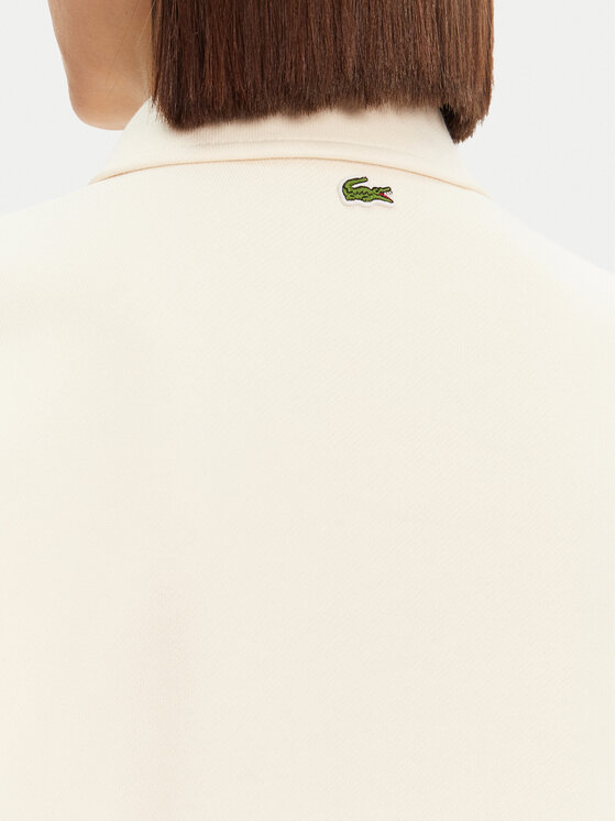Lacoste Lacoste Bluză SF0351 Bej Relaxed Fit