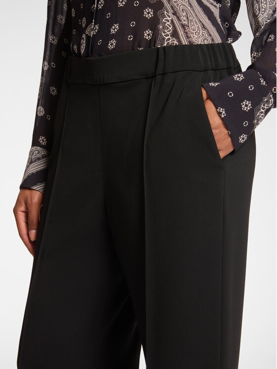 Elena Mirò Elena Mirò Spodnie materiałowe P065Z100167N033 Czarny Regular Fit