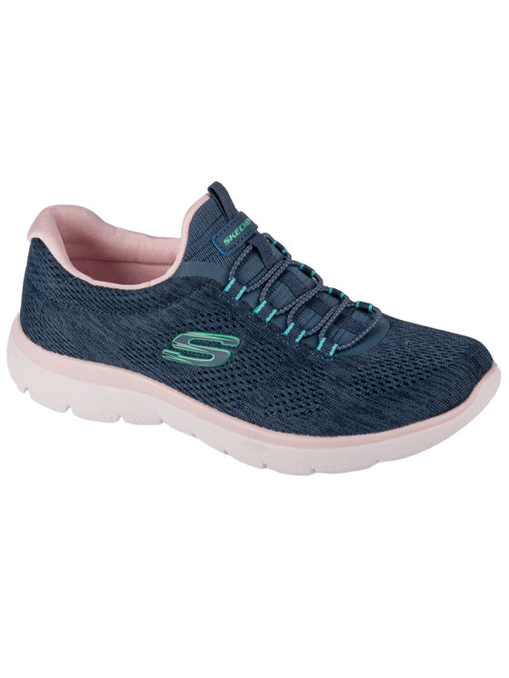 Skechers Skechers Buty na siłownię Skechers Summits - Fun Flair Granatowy