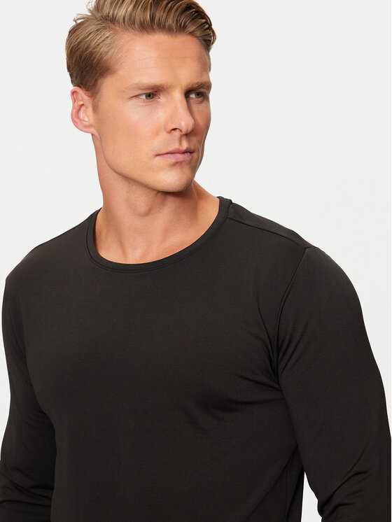 YSABEL MORA YSABEL MORA Majica z dolgimi rokavi 70102 Črna Slim Fit