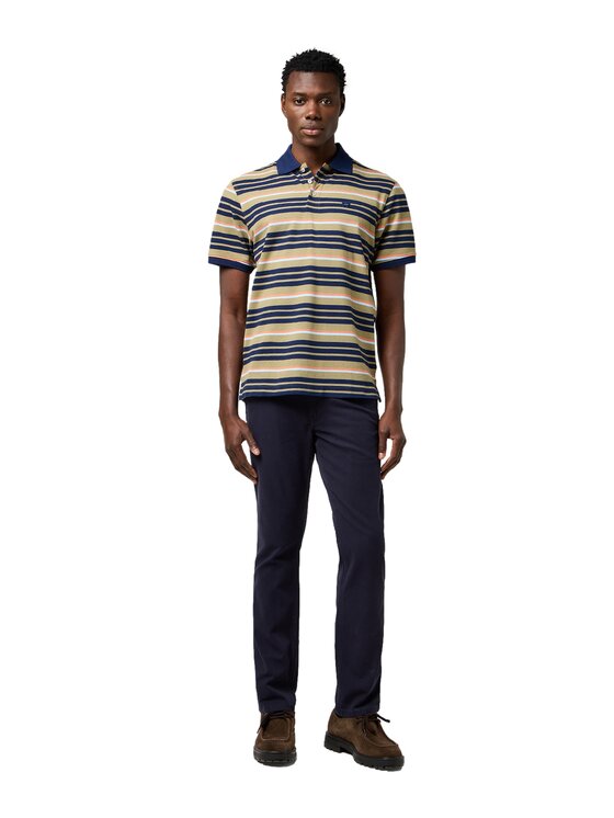 Wrangler Wrangler Polo 112371510 Zielony Regular Fit