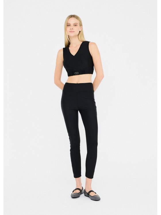 Liu Jo Liu Jo T-shirt TF5256J791222222 Nero Slim Fit