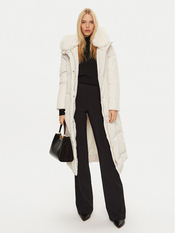 Rinascimento Rinascimento Giubbotto invernale CFC0118607003 Écru Regular Fit