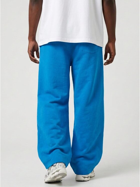 Jigga Wear Jigga Wear Spodnie dresowe Szerokie 131968 Niebieski Baggy Fit