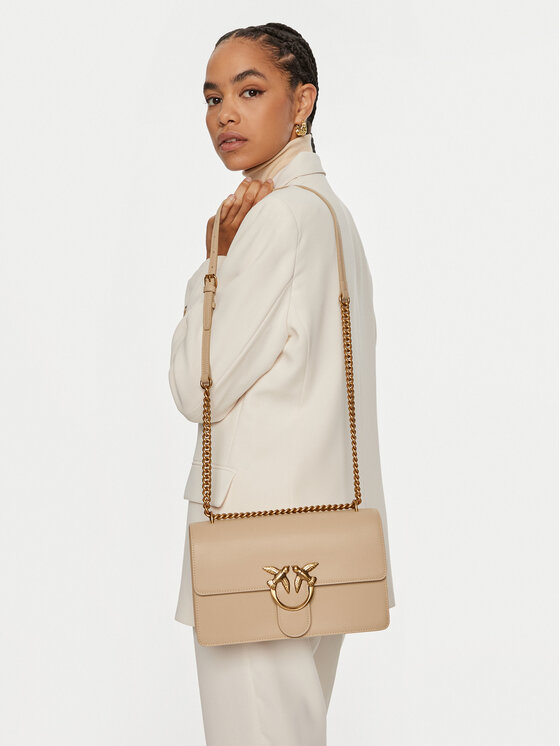 PINKO Pinko Geantă Love One Classic Dc AI 24-25 PLTT 100941 A0F1 Bej
