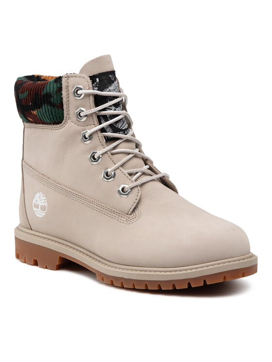 Timberland Pohodni čevlji Heritage 6 In Waterproof Boot TB0A2M83K511 Siva