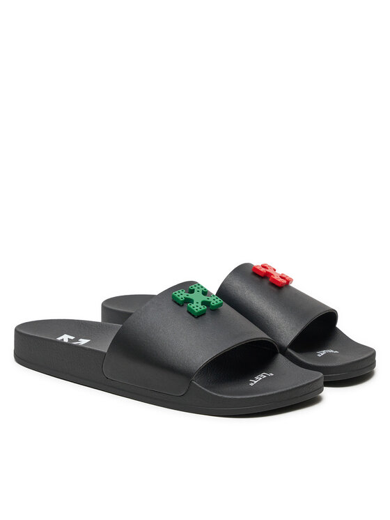 Off-White Off-White Šľapky OMIC001S22MAT0041025 Čierna
