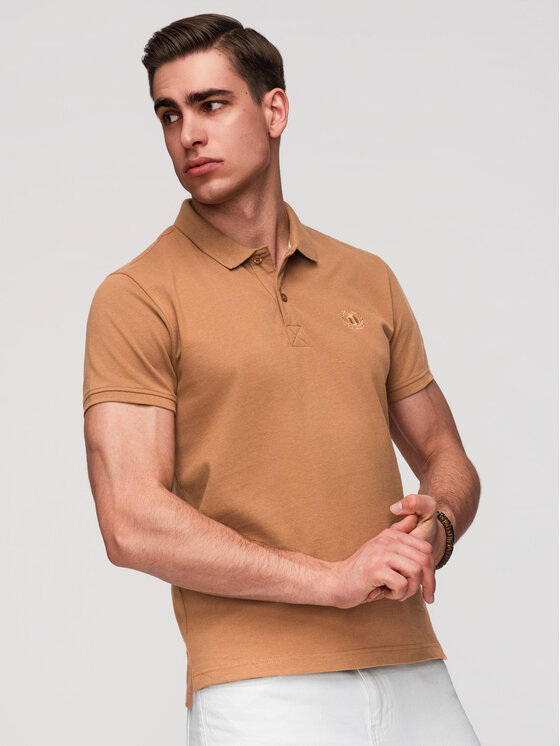 Ombre Ombre Polo OM-POBS-0171 Kolorowy Regular Fit