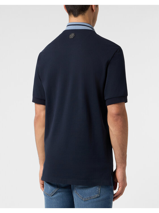 PHILIPP PLEIN PHILIPP PLEIN Polo 31303 Blu scuro Slim Fit