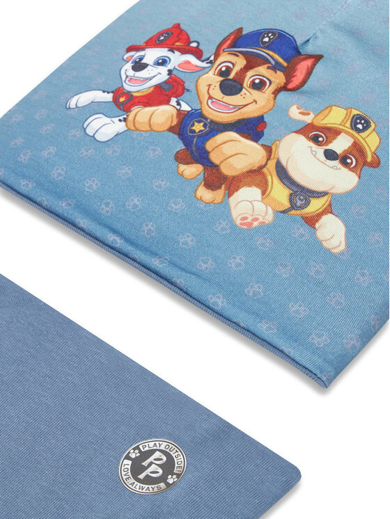 Paw Patrol Paw Patrol Komplet czapka i komin CEO-ACCCS-AW25-317PAW Niebieski