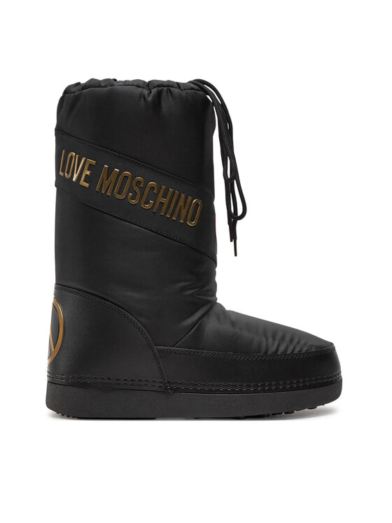 LOVE MOSCHINO Škornji Za Sneg JA24032G1LISY000 Črna