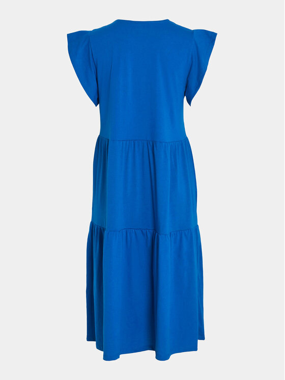 Vila Vila Vsakodnevna obleka Summer 14087542 Modra Loose Fit