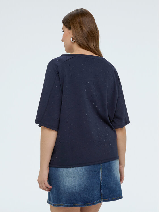 Fiorella Rubino Fiorella Rubino Bluza G860L009009N034 Niebieski Regular Fit