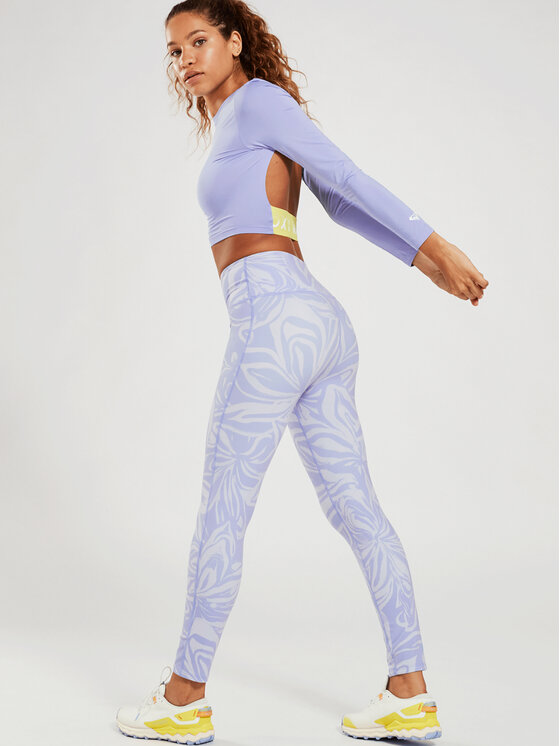 Roxy Roxy Legingi Heart Into Ankl Ndpt ERJNP03492 Violets Slim Fit