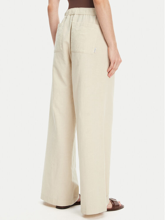 Mustang Mustang Pantaloni din material Tuscaloosa 1016583 Bej Wide Fit