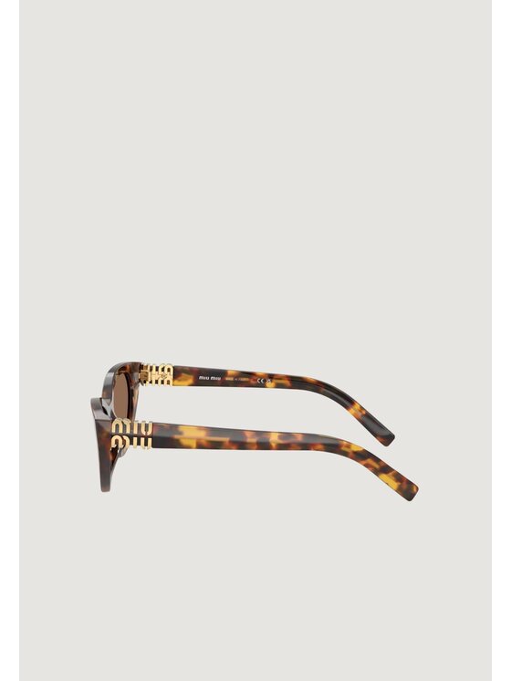 Miu Miu Miu Miu Okulary przeciwsłoneczne 0MU A04S 14L60M Brązowy