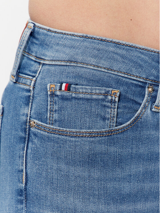 Tommy Hilfiger Tommy Hilfiger Džínsy Flex Como WW0WW34297 Modrá Skinny Fit